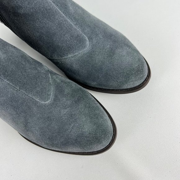 Vionic Naomi Womens Suede Snake Print Water Resistant Ankle Boots Gray size 6.5 - Picture 10 of 16